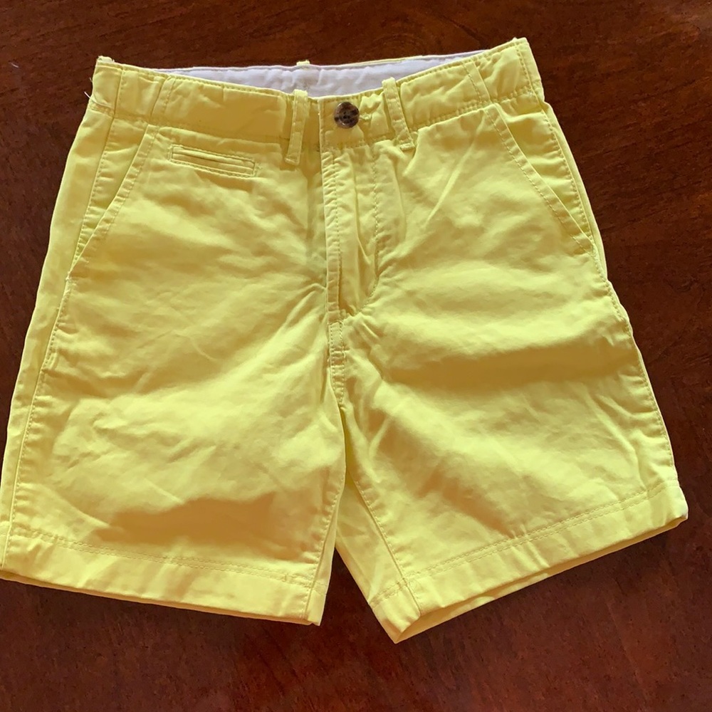Gap Kids Boy Yellow Shorts Size 8 Adjustable Waist